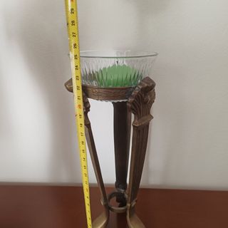 PORTAVELAS, CANDELABRO DE BRONCE