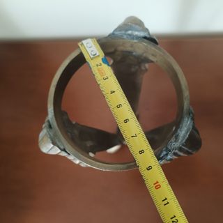 PORTAVELAS, CANDELABRO DE BRONCE