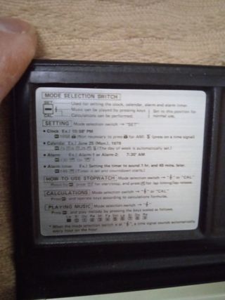 ANTIGUA CALCULADORA MARCA CASIO MODELO MELODY-80