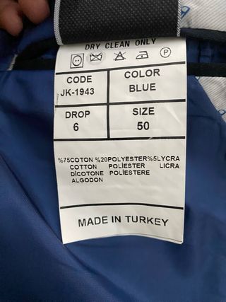 Americana azul oscura