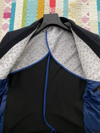 Americana azul oscura