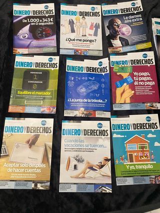 revistas ocu Dinero y Derechos 2013 al 2017