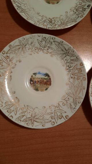 4 piattini porcellana Bavienthal