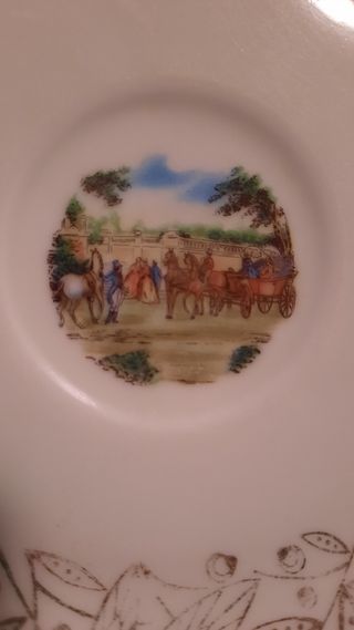 4 piattini porcellana Bavienthal