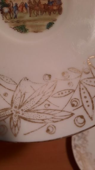 4 piattini porcellana Bavienthal