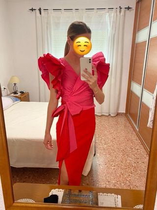 Conjunto invitada Alba Conde