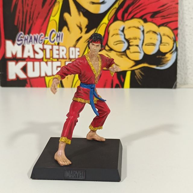 EAGLEMOSS PLOMO SHANG-CHI 111 CON CAJA Y FASCICULO
