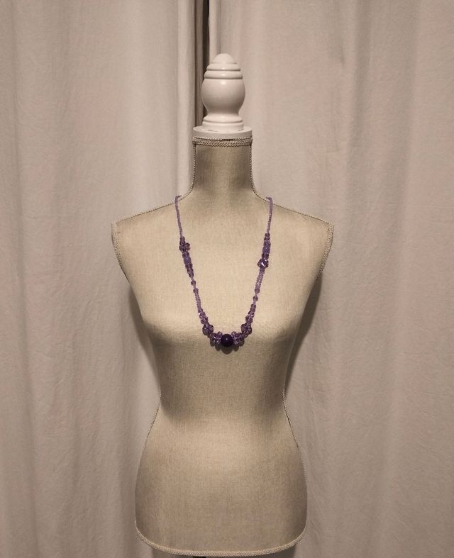 Collana ametista viola