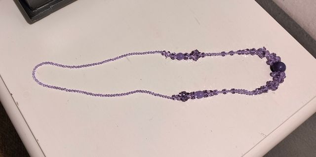 Collana ametista viola