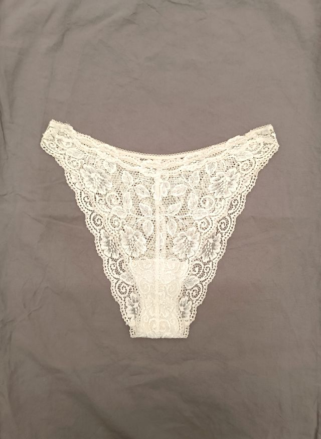 Slip brasiliano in pizzo bianco EXILIA tg1