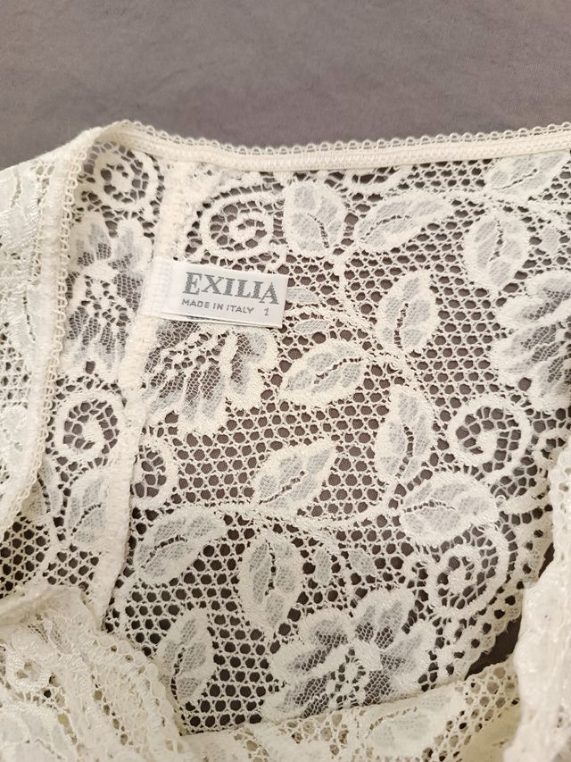 Slip brasiliano in pizzo bianco EXILIA tg1