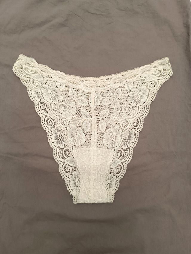 Slip brasiliano in pizzo bianco EXILIA tg1