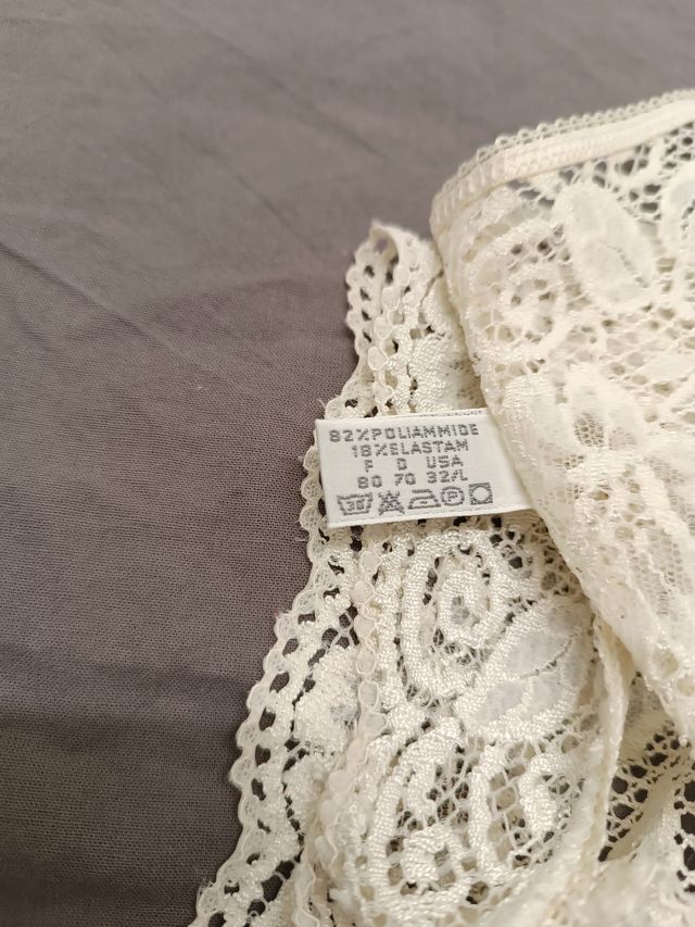 Slip brasiliano in pizzo bianco EXILIA tg1