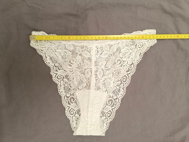 Slip brasiliano in pizzo bianco EXILIA tg1