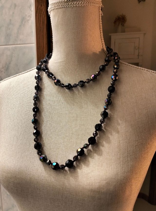 Collana viola arcobaleno