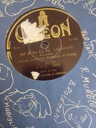3 dischi 78 giri x grammofono odeon fonit regal zo