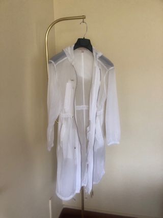 Gabardina de verano Michael Kors blanca