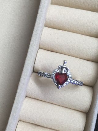Anillo plata Disney