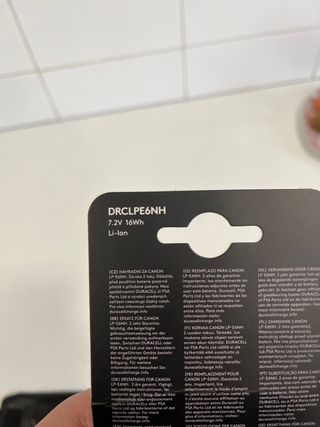 Batteria per fotocamera Canon LP E6NH