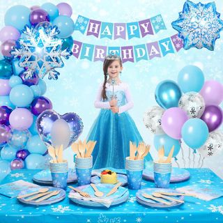Decoraciones de cumpleaños de Frozen para niñas