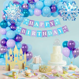 Decoraciones de cumpleaños de Frozen para niñas