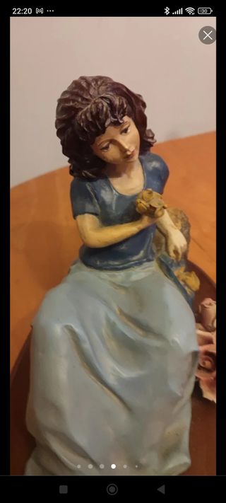 Figura decorativa mujer 