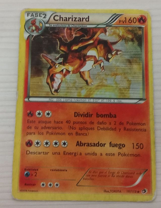 Carta pokemon Charizard