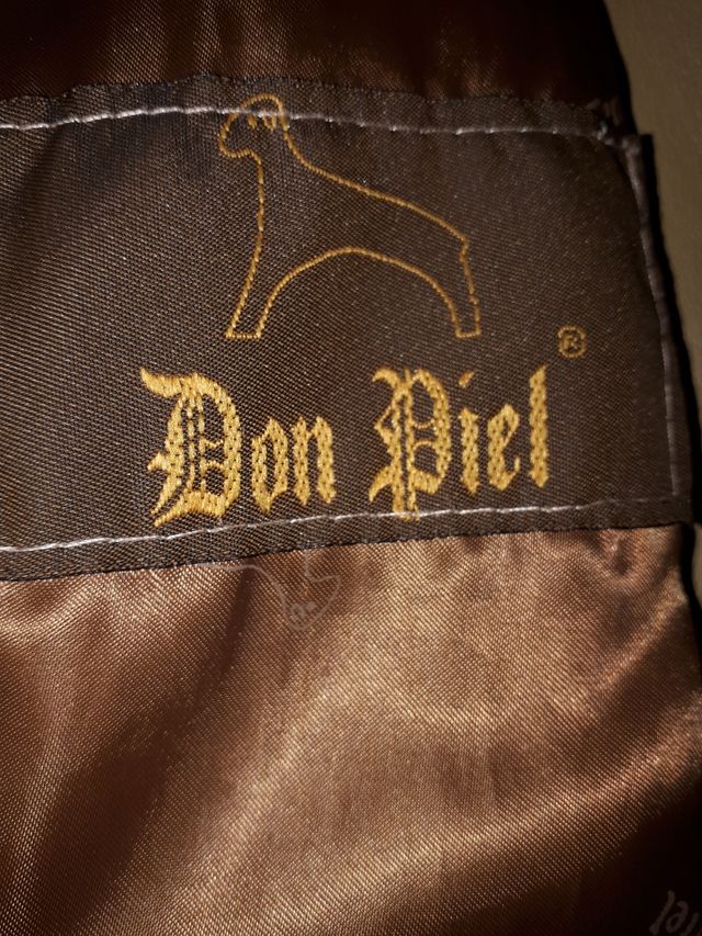 Chaqueta de piel autentica con forro