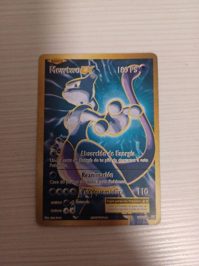 Carta pokemon Mewtwo EX
