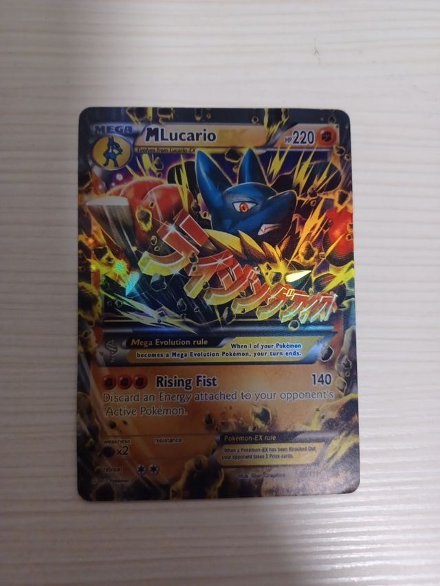 Carta pokemon M Lucario
