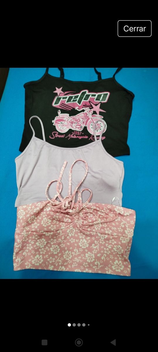 Tops lote de 3 de la Talla M
