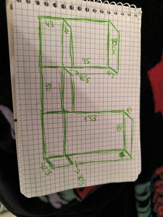 Mueble de salón o salita de 5 módulos