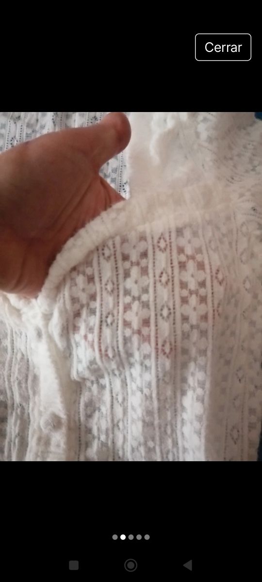 Blusa calada Talla M