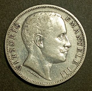 2 Lire Aquila Sabauda 1907