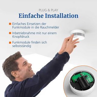 Módulo de radio Hekatron para detectores de humo