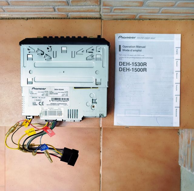 Radio cassette cd Pioneer años 90