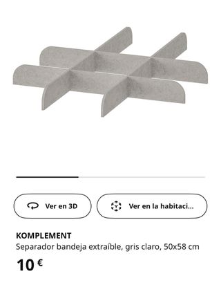 Separador de cajón Komplement