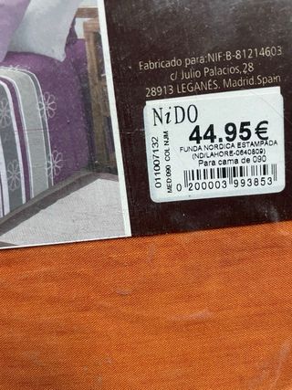 LIQUIDACION Funda Nordica Nueva Solidaria