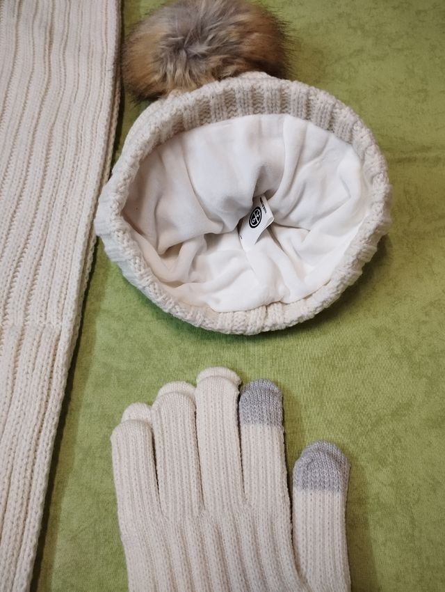 Conjunto gorro invierno