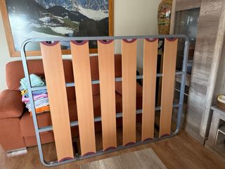 Colchon y  somier lamas anchas y fuertes