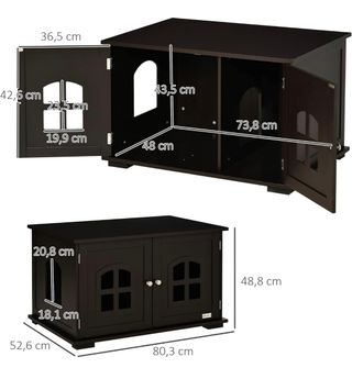 Casa para gatos arenero 2 puertas NUEVO.