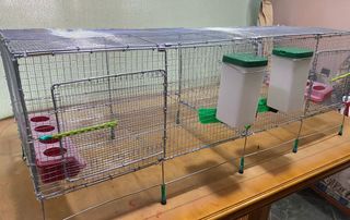 Jaula para codornices desmntable