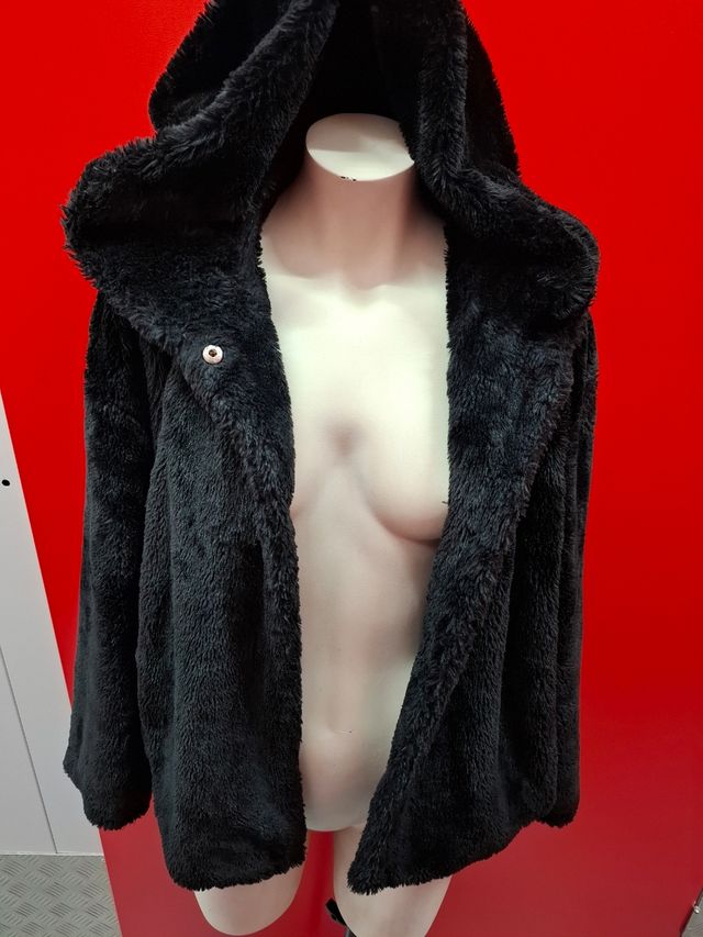 Abrigo de pelo suave Pimkie XL