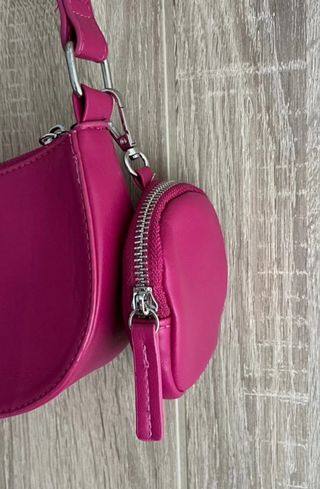 Bolso bandolera fucsia