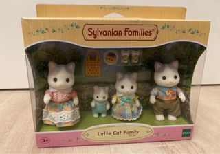 SYLVANIAN FAMILIES FAMILIAS  DE GATOS LATTE