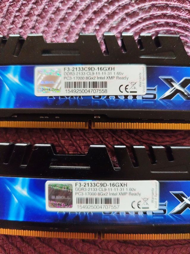 G.SKILL-KIT  Ripjaws X DDR3,  16GB 8GB X2