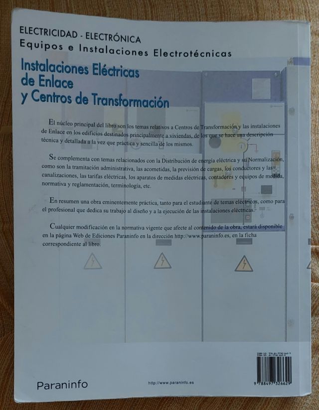 Libro Instalaciones eléctricas de enlace y centros