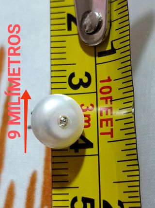 PENDIENTES DE PLATA Y PERLAS CULTIVADA