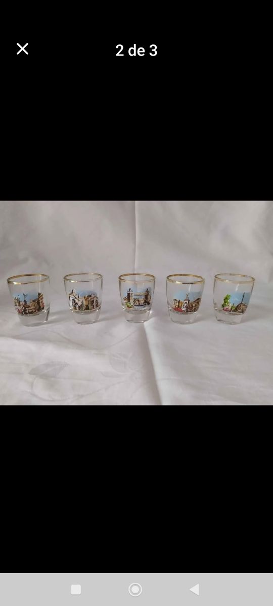 5 chupitos,de ciudades,Londres, vintage