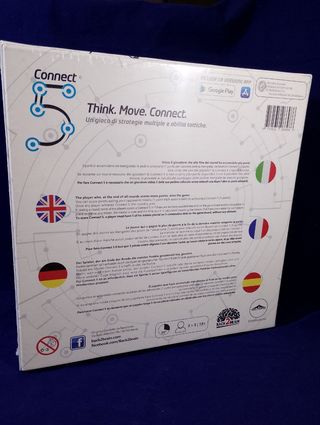 Gioco da tavolo Connect 5 multilingue